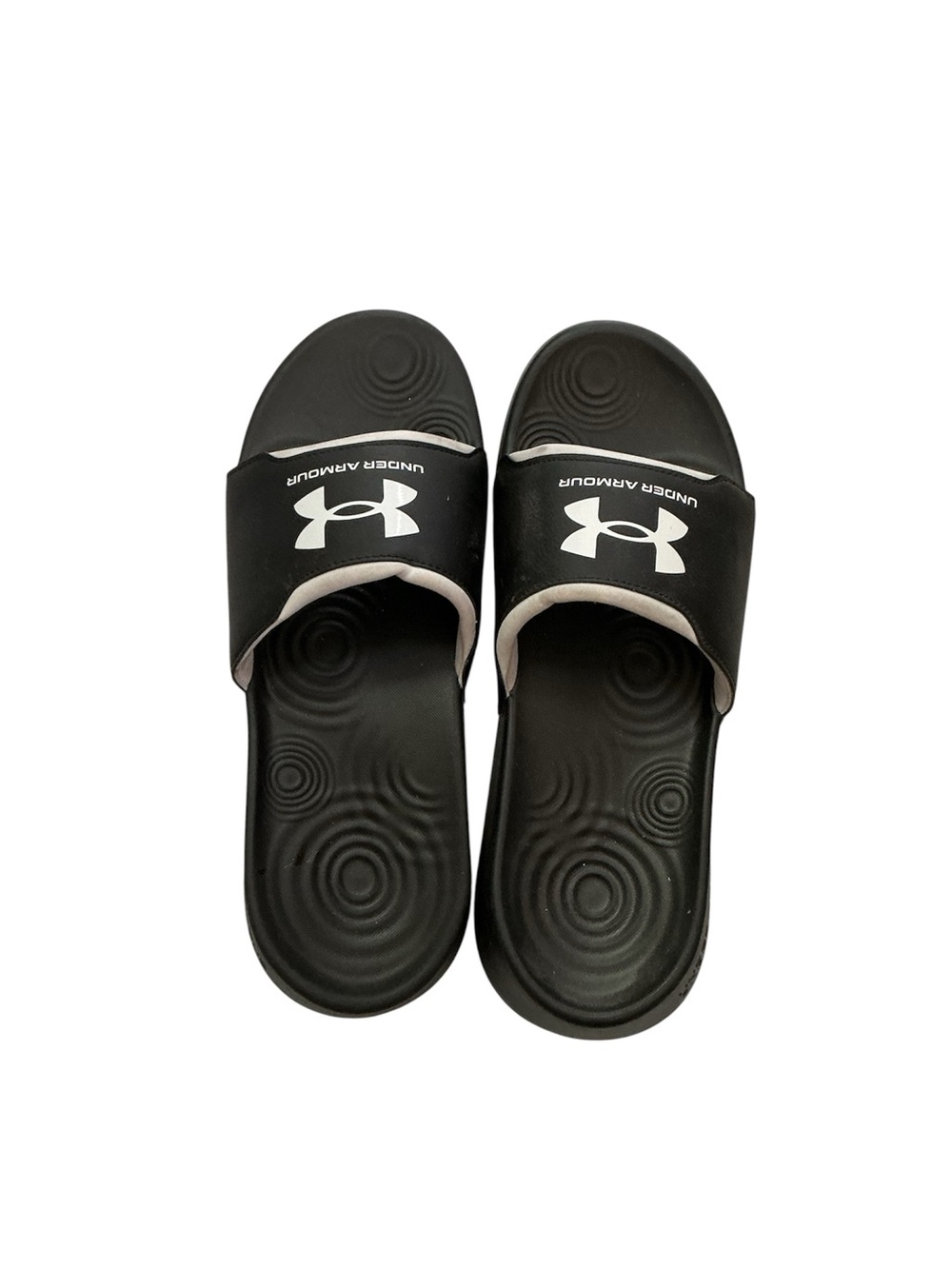 Under Armour Men’s Black & White Slide Sandals